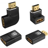 HDMI-compatible 90 degree right-angle adapter HDMI 270 degree HDMI male to female HDMI elbow connector HDMI extension connector