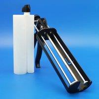 Metal Glue Gun For 375ML 4:1 Split Type AB Cartridges Adhesive Dispensing 2K Glue Loctite ARALDITE AB Cartridge Manual Power Gun