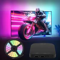 Color Real-Time Sync LED Light Strip For 40-85Inch TV Ambient Backlight HDMI-Compatible 2.0 Device