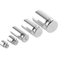 Weight 1g 2g 5g 10g 20g Chrome Plating Calibration Gram Scale Weight Set for Digital Scale Balance Silvery white