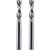 Dreanique 1pc Downcut Spiral Solid Carbide Milling Cutter 1/4 inch Shank 2 Flutes Woodworking End