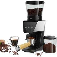 BioloMix Automatic Burr Mill Electric Coffee Grinder with 30 Gears for Espresso American Coffee Pour