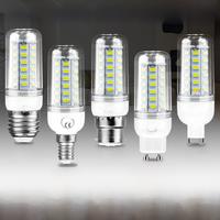 E27 LED Bulb E14 Corn Light 220V Lamp B22 Ceiling Chandelier GU10 Spotlight G9 Indoor Home Bedroom Soft Lighting Cool/Warm White