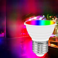 RGB LED Bulb E27 Light 220V Colorful Light Bulbs E14 Spotlight LED Magic Bulb GU10 Atmosphere Lamp MR16 Color Decoration Lamps