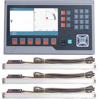 2 3 Axis Digital Readout Dro BIG LCD YH800 YH800-2P YH800-3P 13 Languages Display with 5U 5V TTL Linear Scales for Machines
