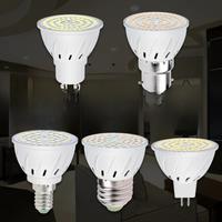 GU10 LED Spotlight Bulb E27 Lamp E14 Ceiling Chandeliers MR16 Home Living Room Bedroom Indoor Lighting B22 Cold/Warm White GU5.3