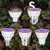 GU10 LED Grow Light Bulb E27 Phyto Lamp E14 Full Spectrum MR16 Indoor Flower Hydroponics Plant Lights Vegetables Cultivation B22