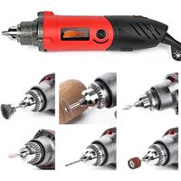 220V Engraving Drill Electric Drill Handheld Drill Engraving Tools Mini Drill Tools Variable Speed for Polishing