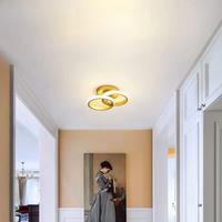 Nordic Ceiling Light Creative Corridor bay Window Light simple Modern Entrance Porch Balcony Corridor Bedroom Crystal Lamps