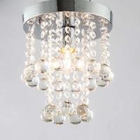 European Modern Aisle Light Corridor Hallway Creative Lighting Stair Entry Light Entry Channel Small Ceiling Light Crystal Lamps