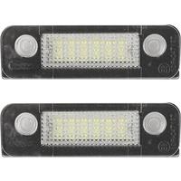 2pcs No Error LED Car Number License Plate Light Lamp 1332916 for Ford Fiesta Fusion Mondeo MK2