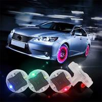 Car Solar Smart Tire Light Automobile Wheel Lights Nozzle Valve Caps Fluorescent Car Hub Luminous