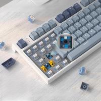 RK86 Wireless Mechanical Keyboard, 75% TKL Hot Swappable Tri-mode Gaming RGB Backlit Keyboard,