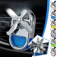 New Car Aromatherapy Air Freshener Rotating Propeller Vent Fragrance Aromatherapy Creative Mini Perfume Decoration Accessories