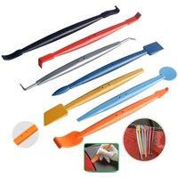 Vinyl Wrap Tool Kit Flexible Magnetic Micro Stick Squeegee Corner Scraper Curves Slot Tools for