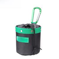 LAOA Stainless Nail Barrel Screw Bag Multi Functional Spare Parts Storage Bag Tool Waist Bag