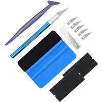 Upgraded Car Wrapping Tools Kit Vinyl Scraper Cutter Film Squeegee Vinyl Spatulas Plastic Wrap Tools