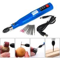 USB Electric Drill Cordless Electric Drill Engraving Pen Rotary Tools Mini Drill Set For Polishing Drilling Cutting Dremel Tools
