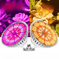 E27 LED Grow Light Bulb E14 Full Spectrum Plant Lamp Indoor Flower Seeds Hydroponics Cultivation Lights For Vegetable Growth Box