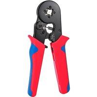 XIONGISOLAR Crimping Pliers HSC8 6-4 Tubular Terminal Crimper Wire Mini Ferrule Crimper Tool Household Electrical Kit