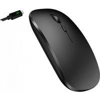 New Gaming Mouse Wireless Bluetooth Dual Mode Silent Rechargeable USB 2.4G DPI 1600 Optical