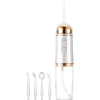 Water Dental Flosser for Teeth 230ML Portable Cordless Oral Irrigator Rechargeable Flossing Irrigation Cleaner IPX7 Waterproof