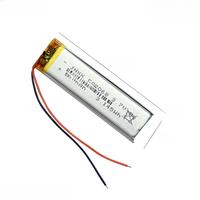 1-20pcs 3.7V Polymer lithium battery 522068 For Electronic products small fan digital LED light Rechargeable battery 850mAh