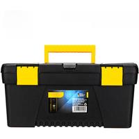 Deli 12/14/17 Inch Tools Box Double Layer Compartment Storage Organizers Tool box for Hardware Tool Iron Accessories Tool Case