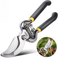 DELI 8 Inch Garden Pruner Shears SK5 Blade Pruning Scissors for Bonsai Fruit Trees Flowers Branches Garden Horticulture Pruners