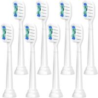 8pcs Replacement Toothbrush Heads Compatible with Philips Sonicare Electric Toothbrush Professional Brush Heads Refill 4100 5100
