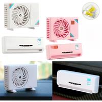 Solar Rotation Air Conditioner Aromatherapy Car Air Freshener for Car Conditioning Air Outlet Fragrance Perfume Decoration