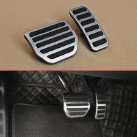 For 2010-2016 Land Range Rover Sport Discovery 4 LR4 Non-Slip Steel Brake Gas Pedal Covers Kit Accessories