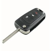 4 Buttons Flip Remote Key Case Shell For Chevrolet For Camaro For Cruze For Equinox