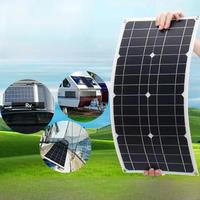 1000W Portable Solar Panel Power Bank 12V Solar Panel Kit Controller Solar Plate For