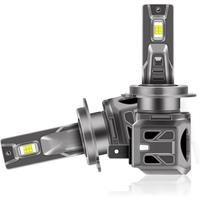 2Pcs H4 H7 H11 H1 LED Headlight Bulbs Canbus High Low Beam 20000LM Super Bright Car Lights 24 CSP Turbo Led Diode Lamps 12V 24V