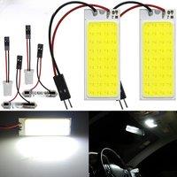 2X T10 COB 36Led Car Led W5w C5W C10w License Plate Lamp White Red Auto Door Reading Backup Bulb Dome Festoon Light Trunk Bulb