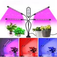 Full Spectrum LED Grow Light Flower Seed Hydroponics Cultivation Growth Box Waterproof Indoor Plant Lamp Dimming Timing Function