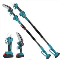 Rechargeable Lithium Battery Electric Saw Garden Outdoor One-Hand Electric Saw Pruning Shears Telescopic High Branch Pole??? ???