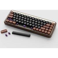 Akko MU01 Autumn Wooden Mechanical Keyboard MOA Profile RGB Hot-swappable BT 5.0/2.4G Wireless &