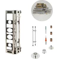 Metal Wooden Door Slotter Set Key Hole Opener For Woodworking Front Side Open Lock Hole Device