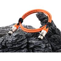 0.2M-30M Colorful 3Pin XLR Female to Female F/F Audio Extension Cable Foil+Braided Shielded for MIC Mixer Amplifier