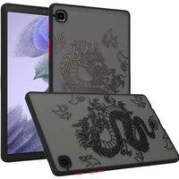 For Samsung Galaxy Tab S9 FE Plus Case 12.4 inch Chinese Loong Dragon Matte Cover for Galaxy Tab S9 S7 S8 Plus S7 FE Funda Capa