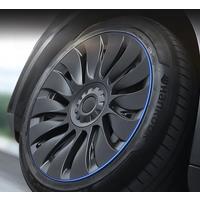 VASTZ 4PCS for TESLA Model Y Full Coverage Wheel Cover Cap 19 Inches Hubcaps Automobile Replacement Accessories 2022 2023 2024