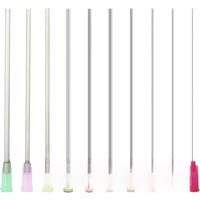 20pcs 100mm Dispensing Needle Glue Needle 4 Inch Stainless Steel Glue Needle for Filling E-liquid, Ink and Syringe