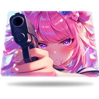 EXCO Gaming Mouse Pad Small with Stitched Edge Non-Slip Rubber Base Computer Mousepad for Laptop Office Home Portable Durable