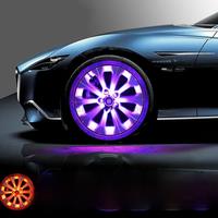 1/2/4pcs LED Light Solar Energy Flash Car Wheel light Hub bulb Tire Tyre Valve Cap Lamp Wheel Center Caps Wheels Tires Car Light