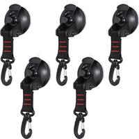 5PCS Heavy-Duty Suction Cup Hook Car Suction Cup Buckle Car Camping Cable Tie Car Tent Suction Cup