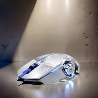Kadaen K20 Wired Gaming Mouse Four-Speed Adjustable PDI Up to 2400 Rainbow Breathing Backlight