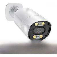 4K 8MP H.265 IP Camera POE Security Surveillance Camera Metal ONVIF Two Way Audio Double Light Color