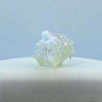 KTT Kang White V3 Switches Mechanical Keyboard Linear Switch 3 Pin Custom Cherry RGB SMD Gaming Hot Swap MX Switch F75 GMK67